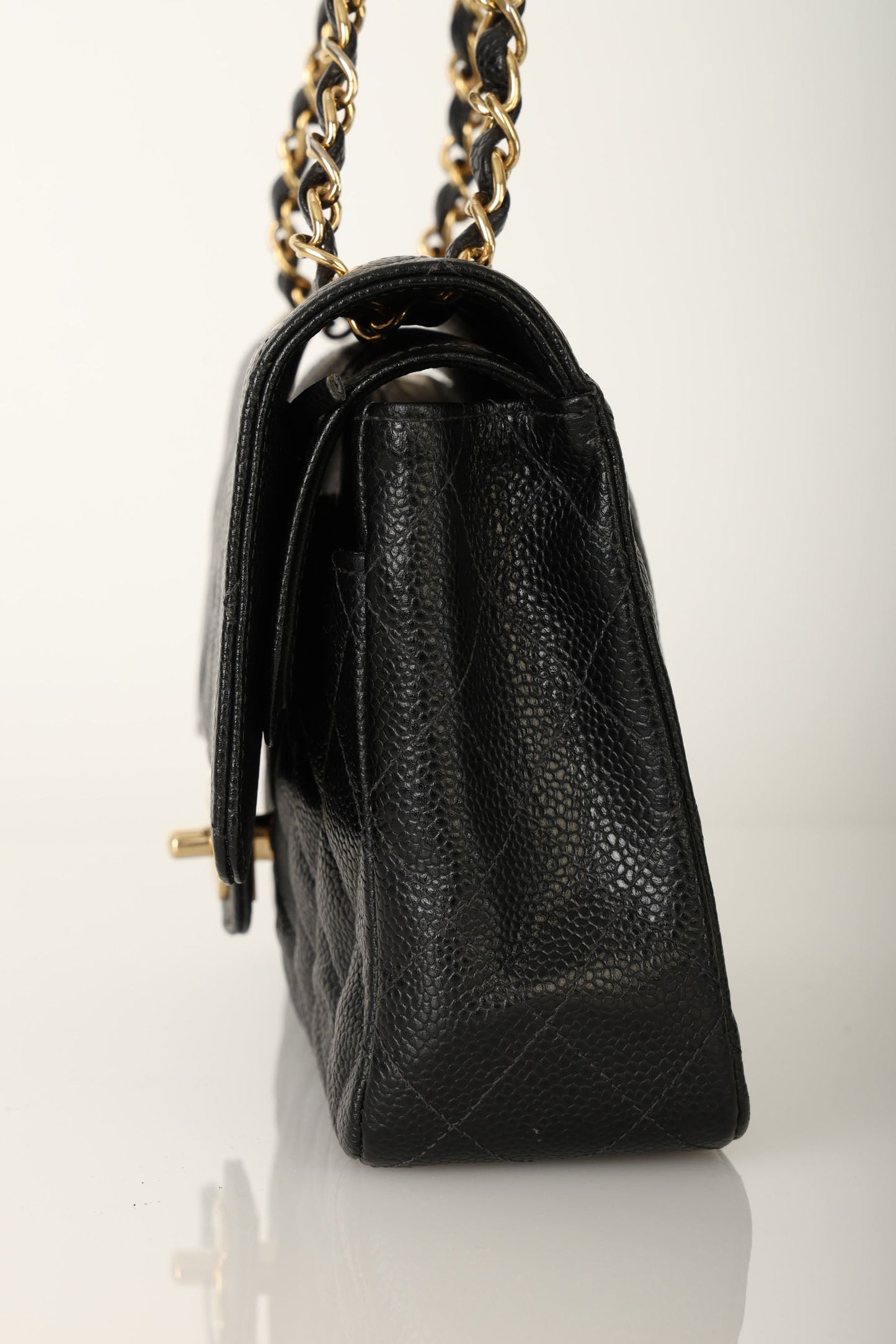 Chanel 2003 Caviar Medium Double Flap