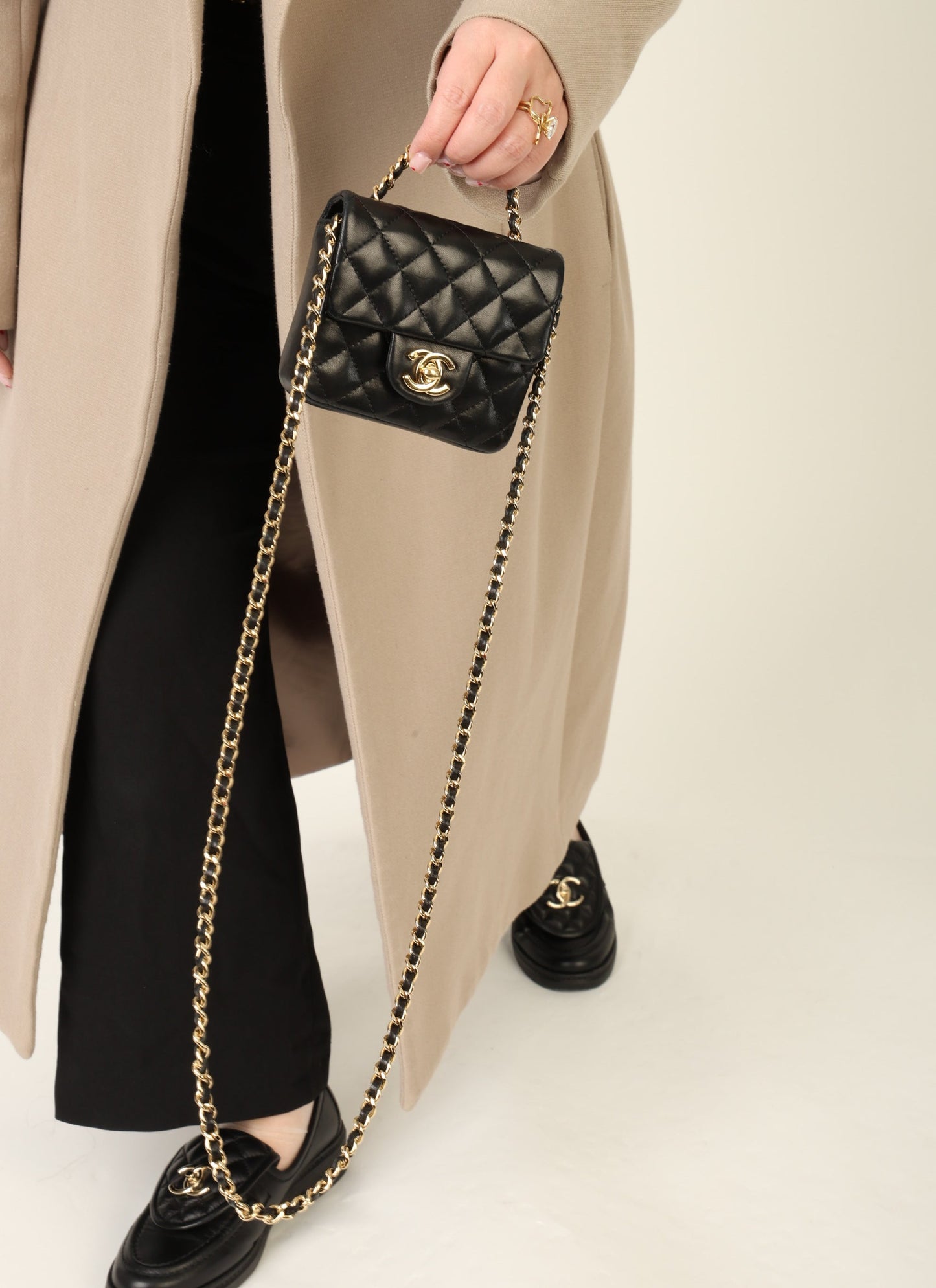 Chanel 2005 Lambskin Nano Square Flap