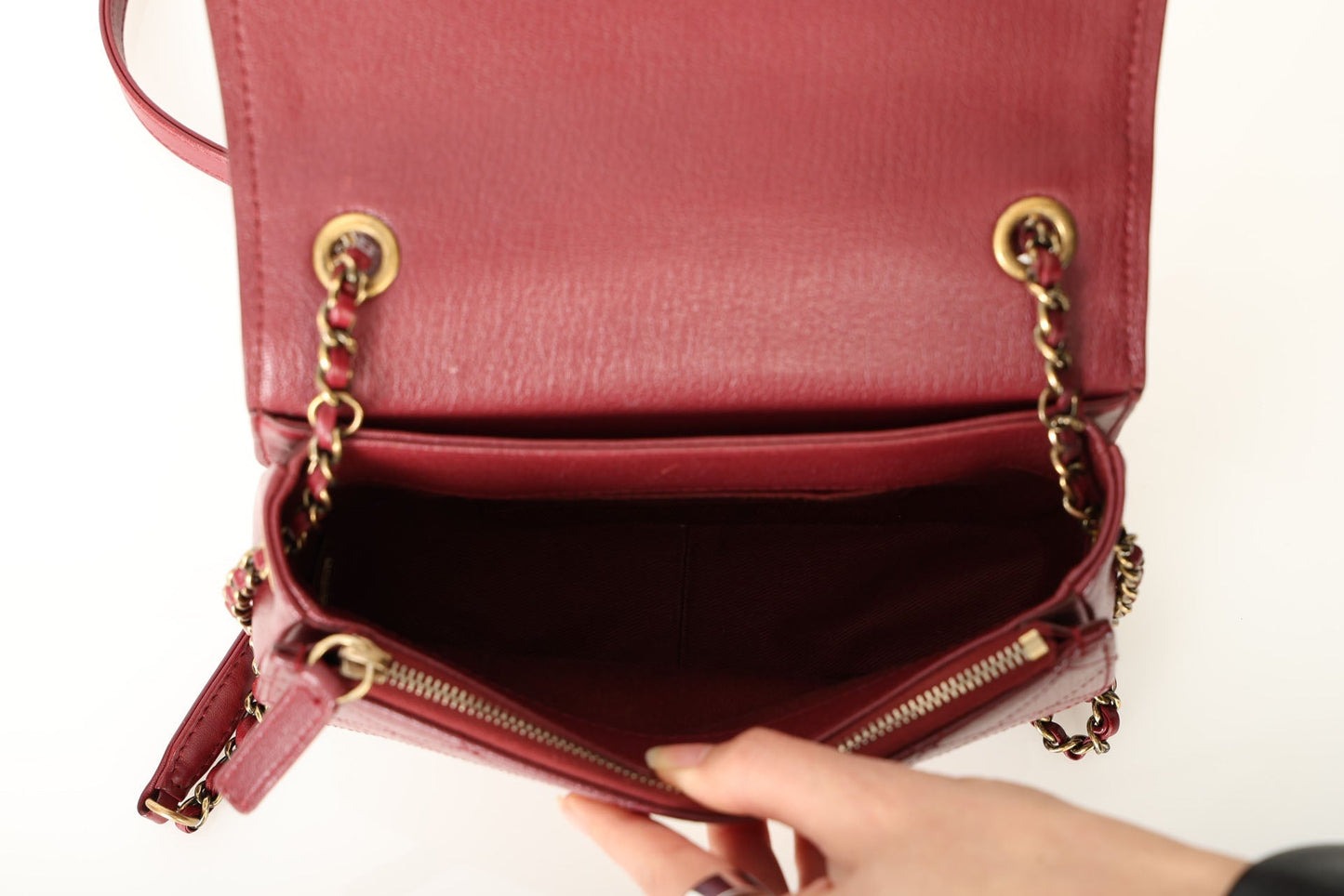 Chanel 2017 Calfskin Coco Curve Flap Bag
