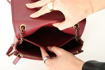 Chanel 2017 Calfskin Coco Curve Flap Bag