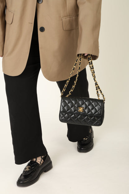 Chanel 1989 Lambskin Mini Flap Bag