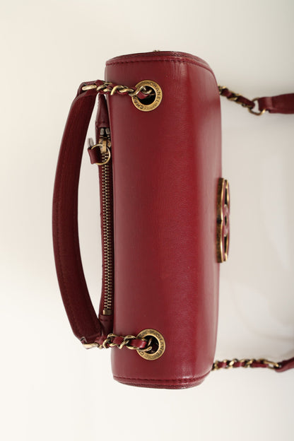 Chanel 2017 Calfskin Coco Curve Flap Bag