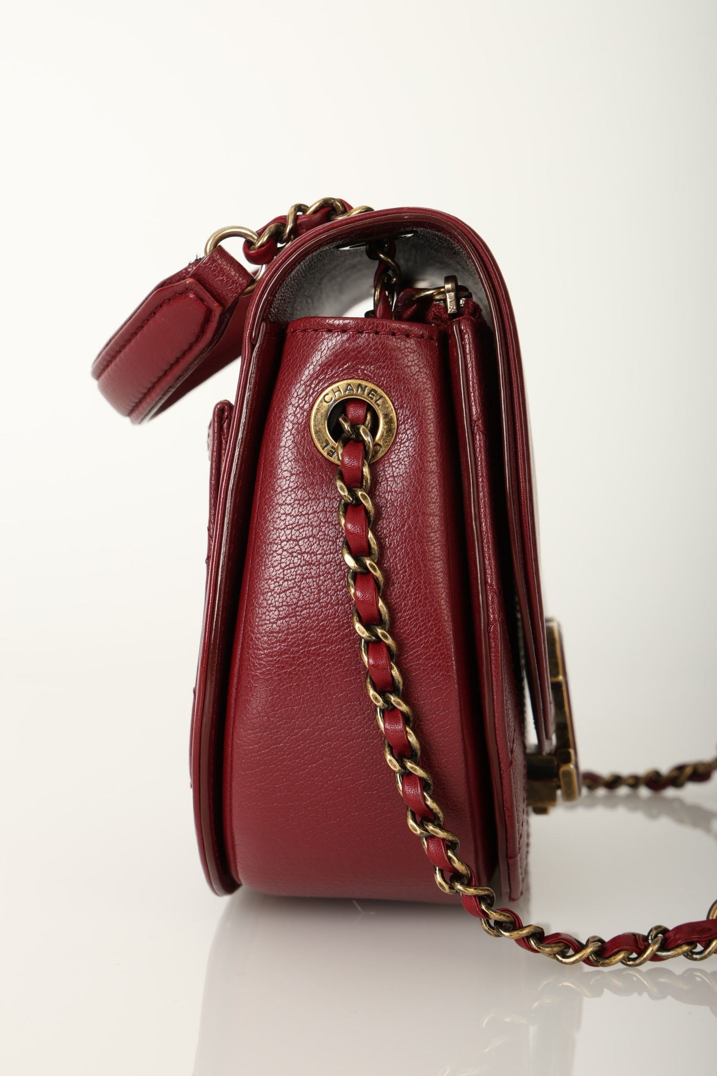 Chanel 2017 Calfskin Coco Curve Flap Bag