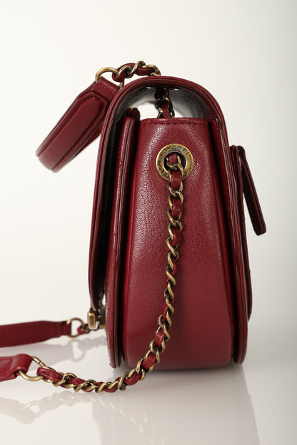 Chanel 2017 Calfskin Coco Curve Flap Bag