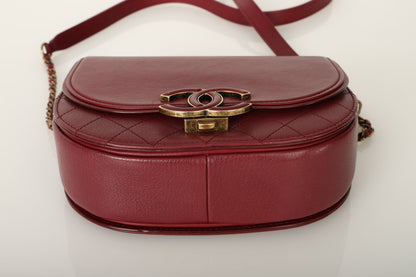 Chanel 2017 Calfskin Coco Curve Flap Bag