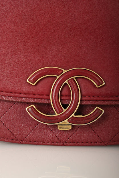 Chanel 2017 Calfskin Coco Curve Flap Bag