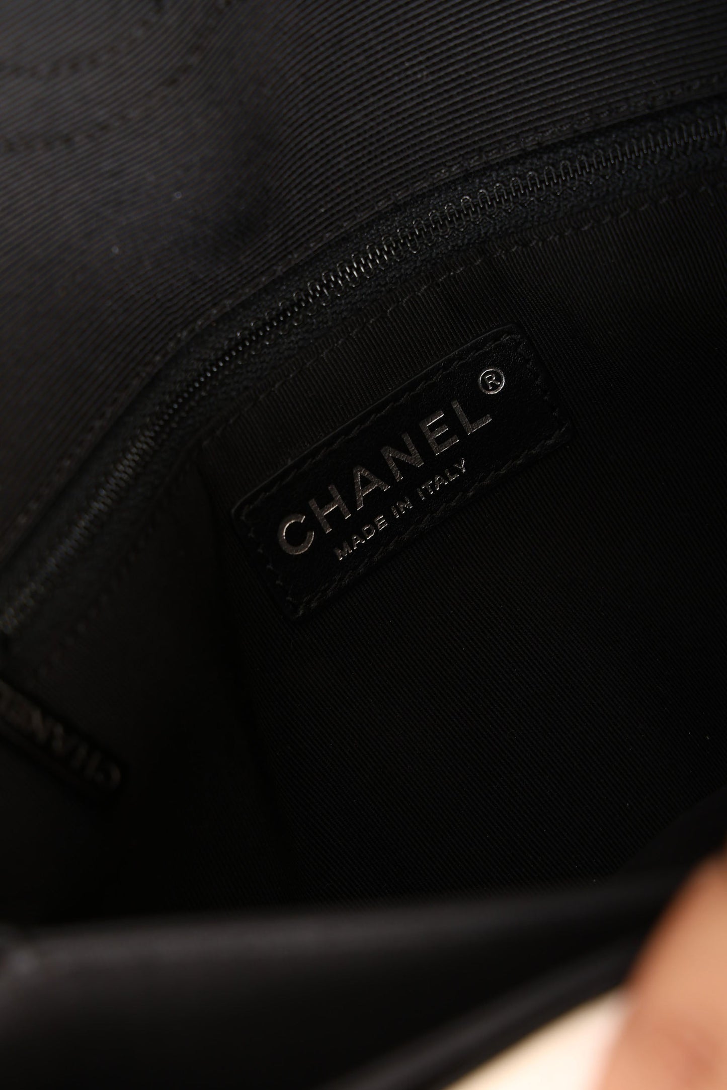 Chanel 2015 Lambskin Grosgrain Flap Bag