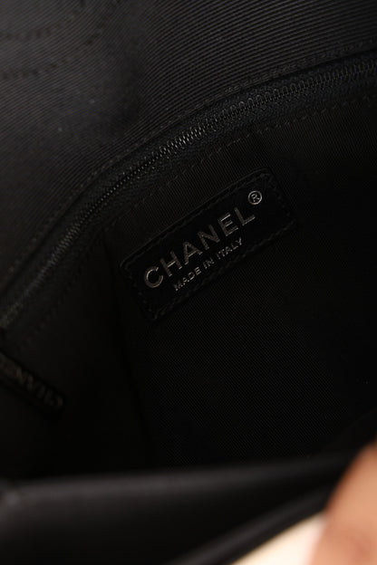 Chanel 2015 Lambskin Grosgrain Flap Bag