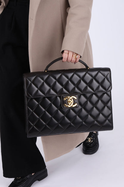 Chanel 1997 Lambskin Briefcase