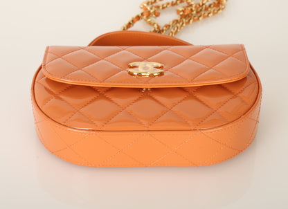 Chanel Patent Mini Top Handle