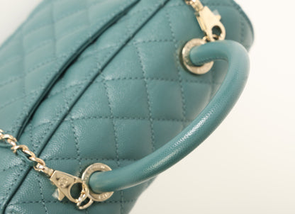 Chanel 21A Caviar Small Coco Handle