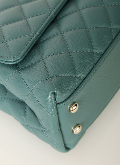 Chanel 21A Caviar Small Coco Handle