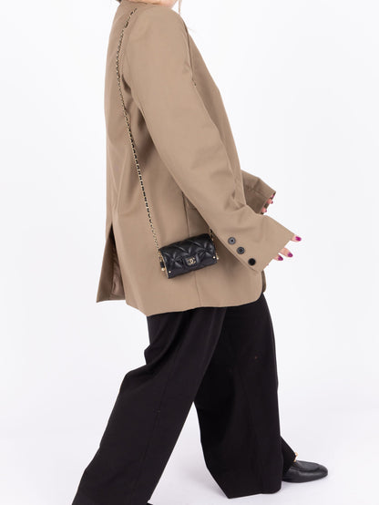 Chanel 2021 Lambskin Minaudi??re on Chain