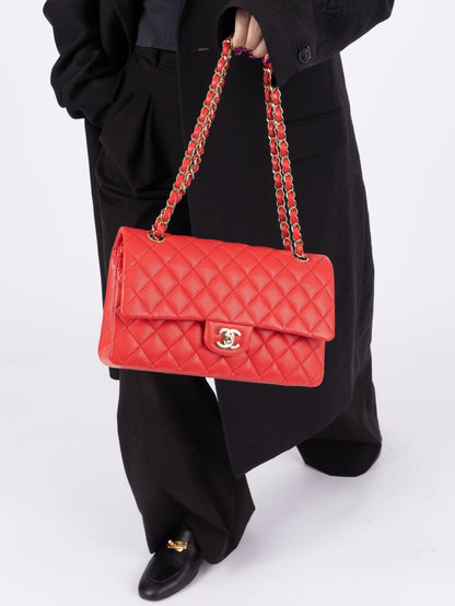 Chanel 2019 Caviar Medium Double Flap