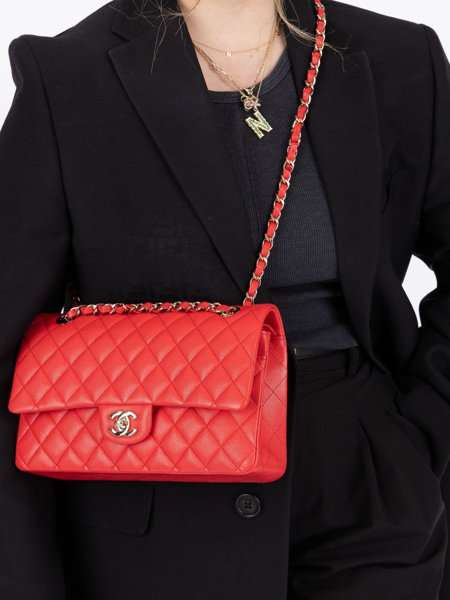 Chanel 2019 Caviar Medium Double Flap