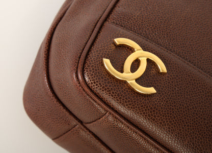 Chanel 1994 Caviar Logo Tote