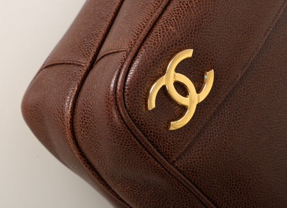 Chanel 1994 Caviar Logo Tote