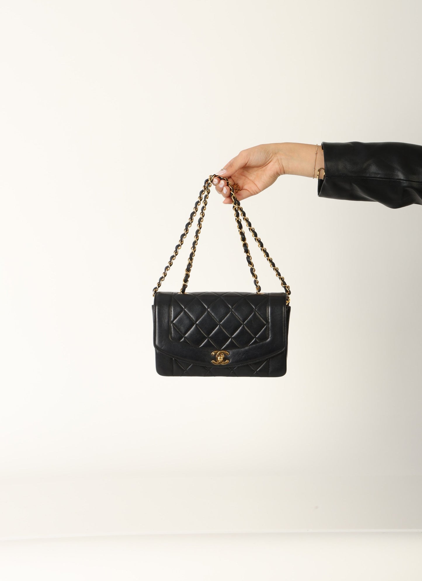 Chanel 1991 Small Lambskin Diana