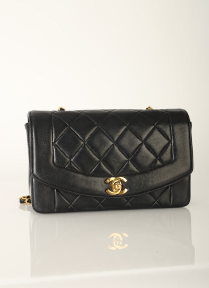 Chanel 1991 Small Lambskin Diana