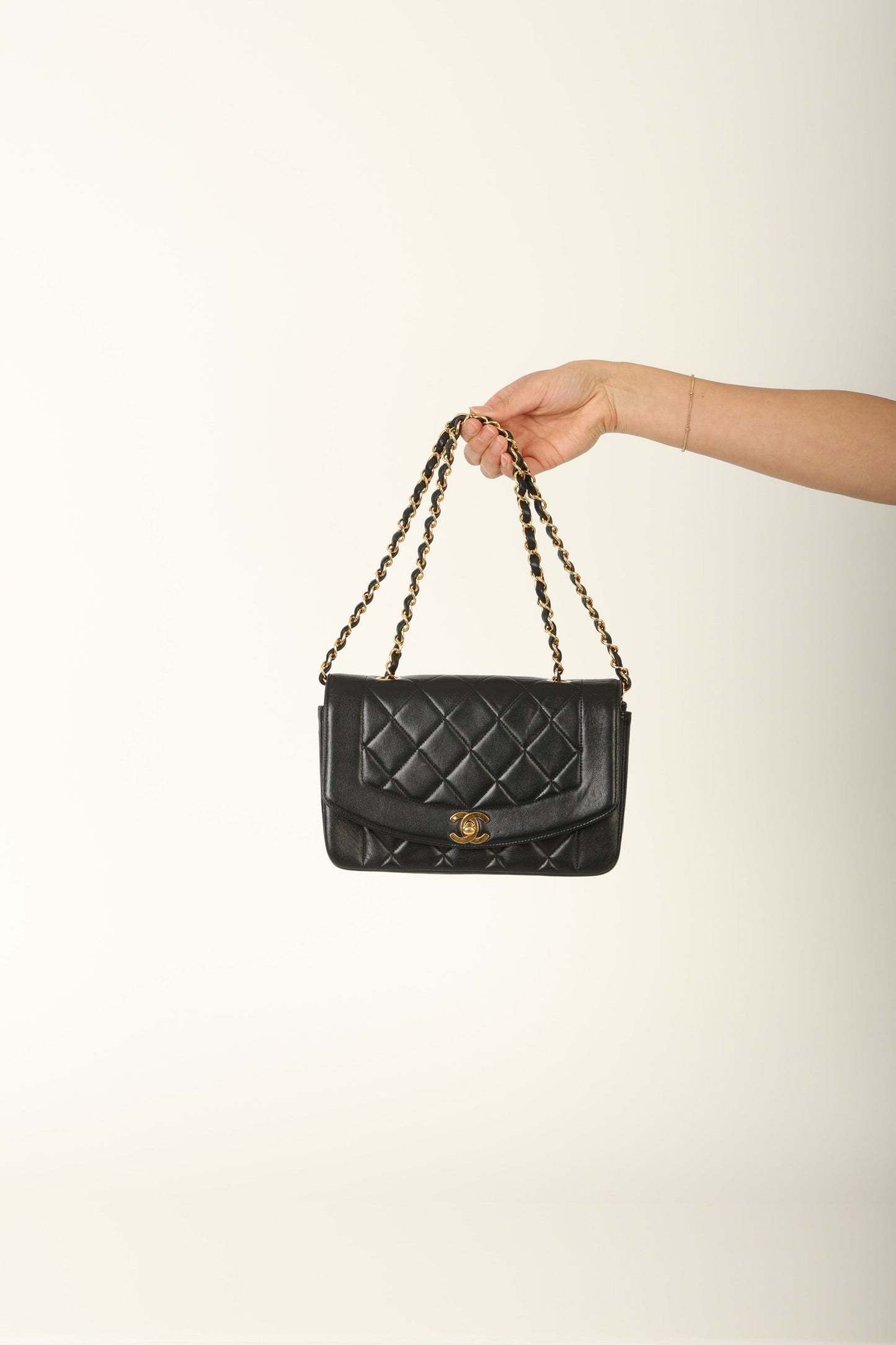 Chanel 1991 Lambskin Small Diana