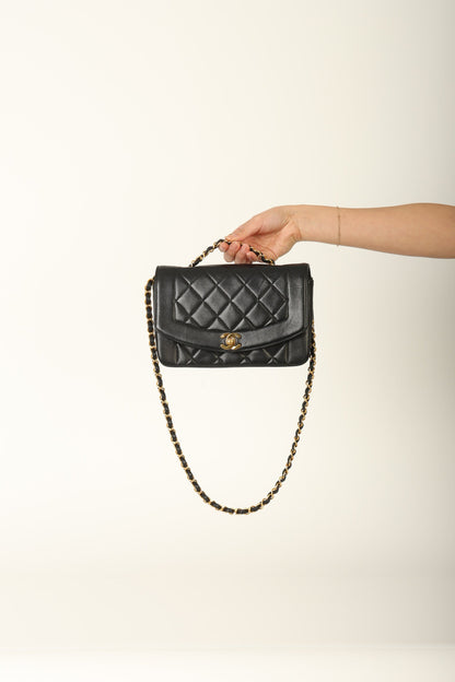 Chanel 1991 Lambskin Small Diana