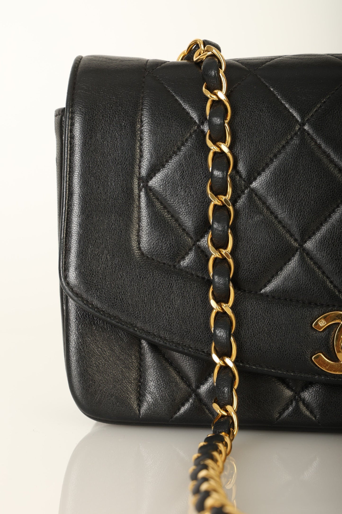 Chanel 1991 Lambskin Small Diana