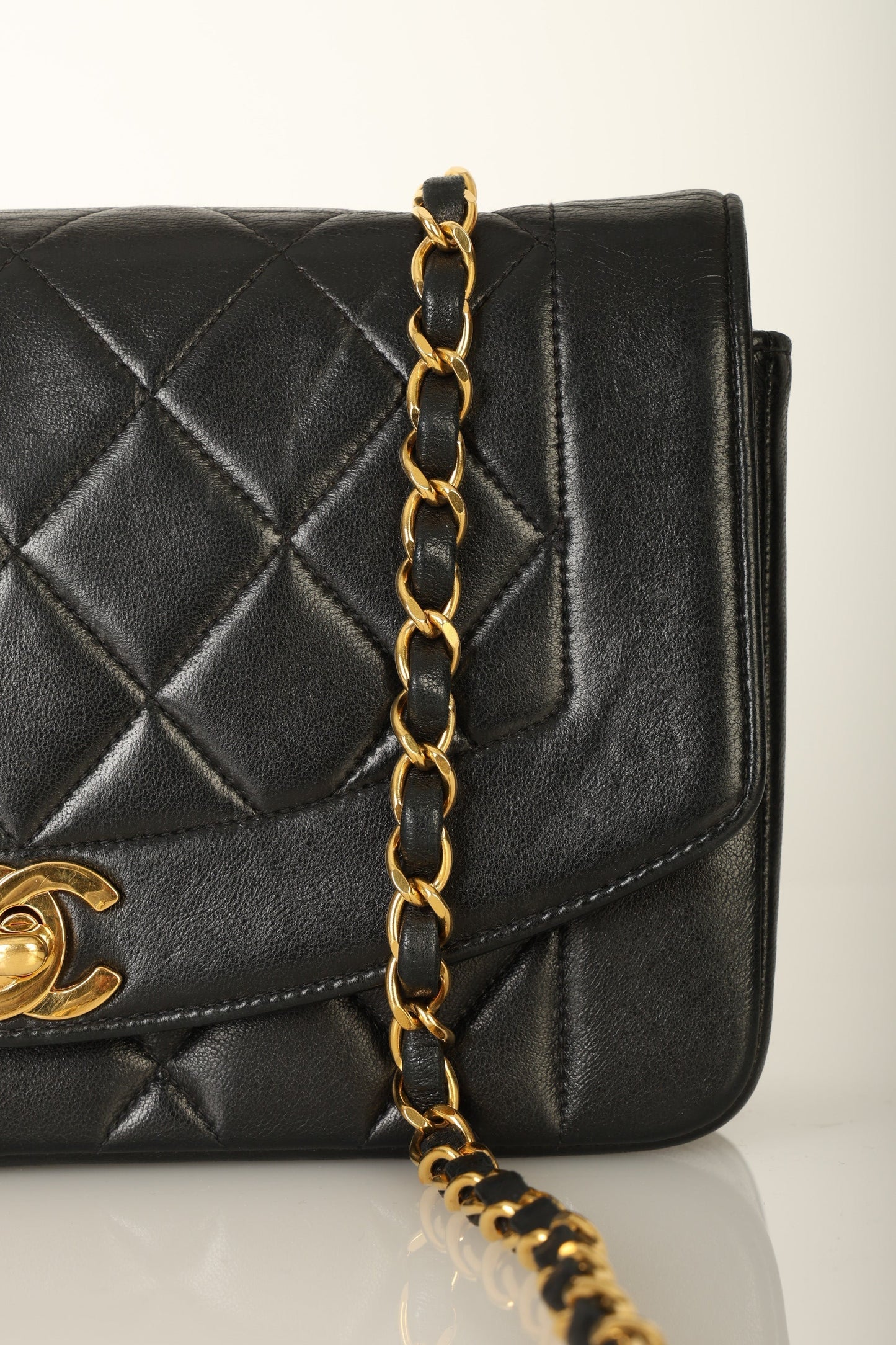 Chanel 1991 Lambskin Small Diana