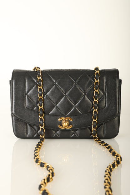 Chanel 1991 Lambskin Small Diana