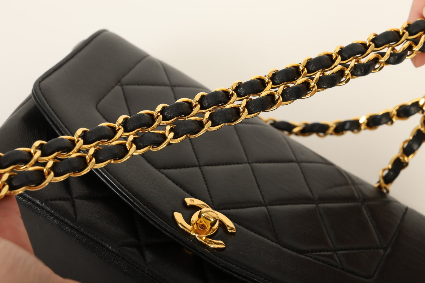 Chanel 1991 Lambskin Small Diana