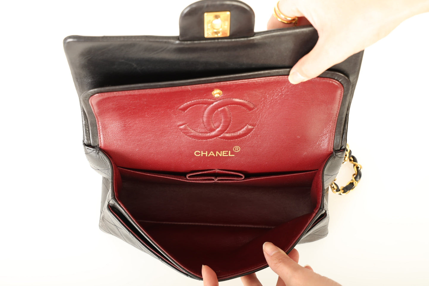 Chanel 1994 Lambskin Small Double Flap