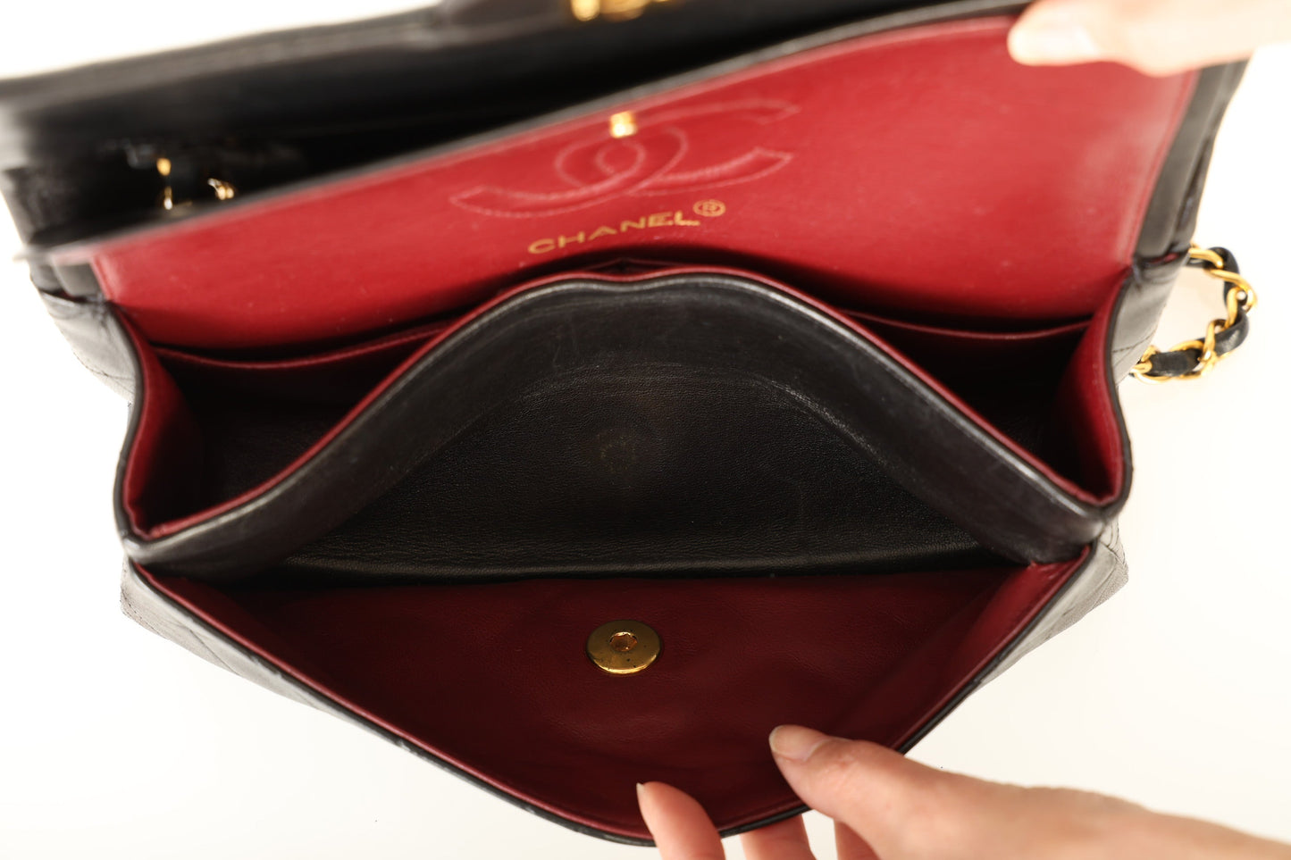 Chanel 1994 Lambskin Small Double Flap