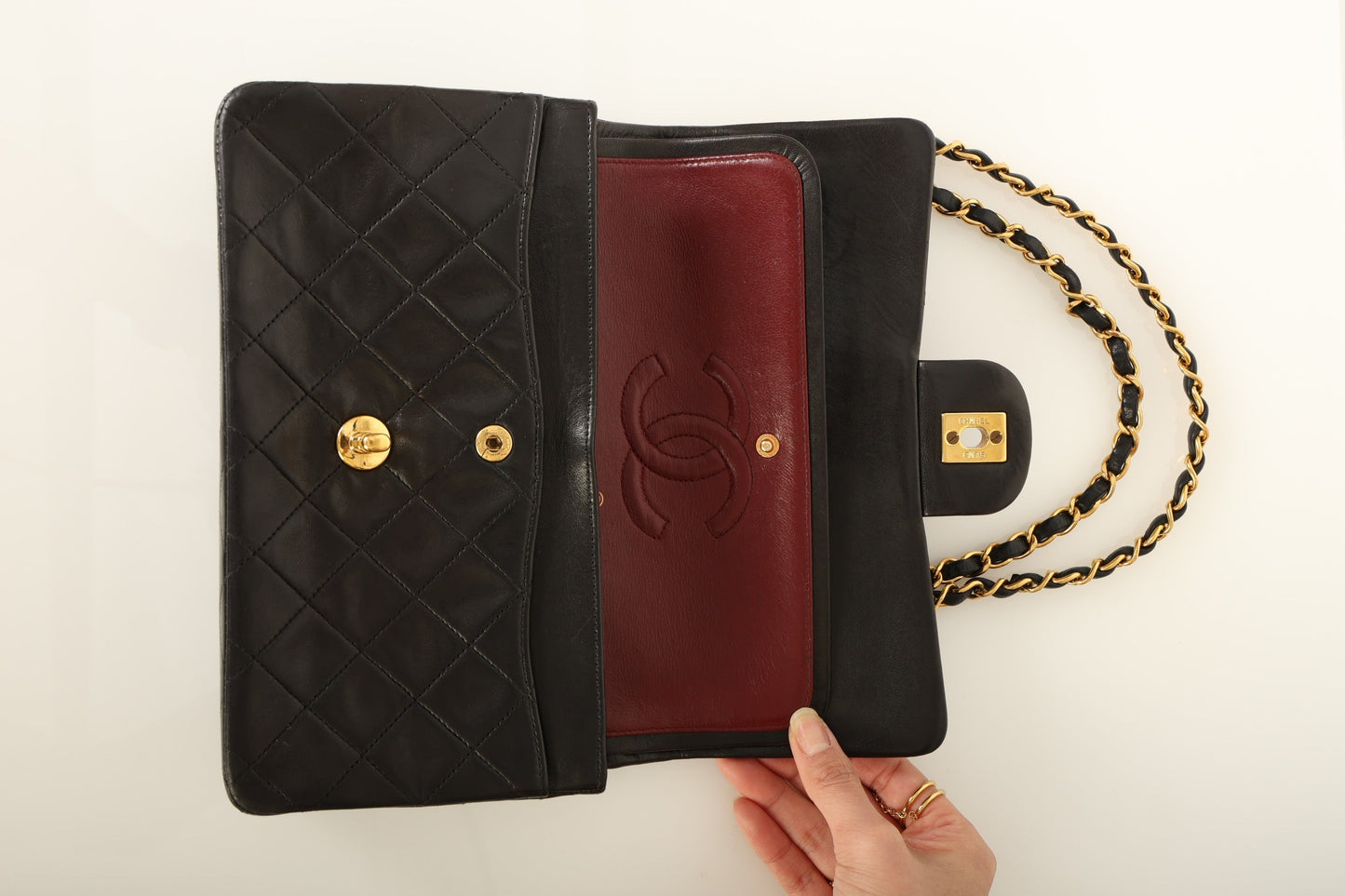 Chanel 1994 Lambskin Small Double Flap