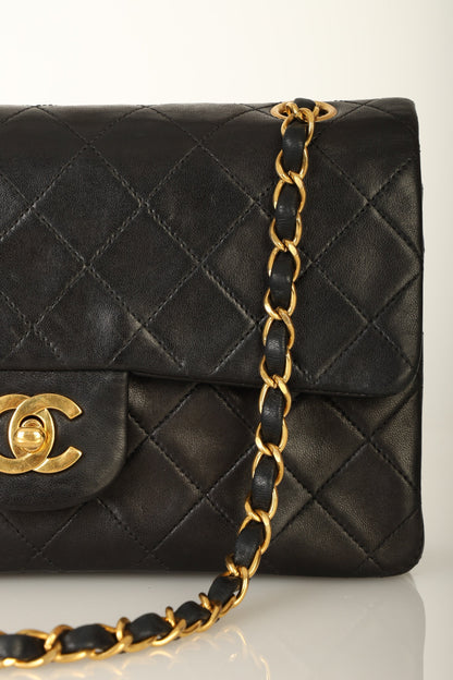 Chanel 1994 Lambskin Small Double Flap