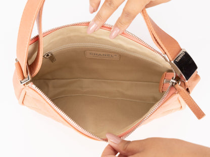Chanel 2008 Caviar Timeless Pochette