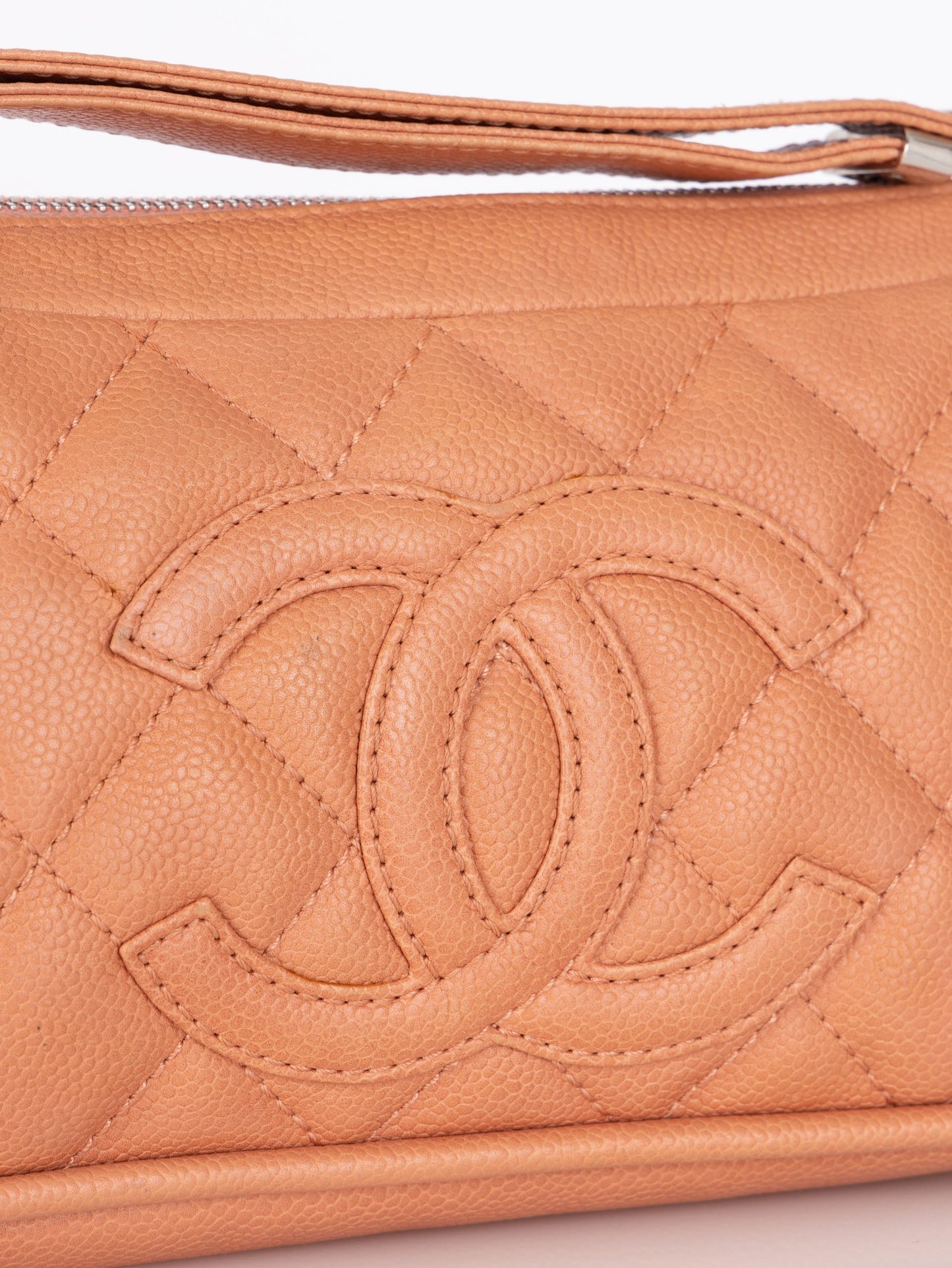 Chanel 2008 Caviar Timeless Pochette