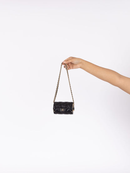 Chanel 2021 Lambskin Minaudi??re on Chain