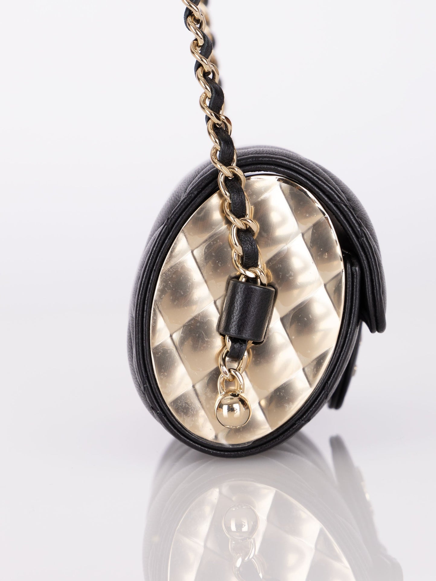 Chanel 2021 Lambskin Minaudi??re on Chain