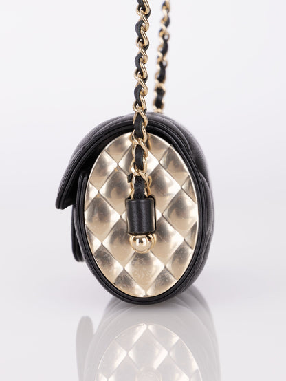 Chanel 2021 Lambskin Minaudi??re on Chain