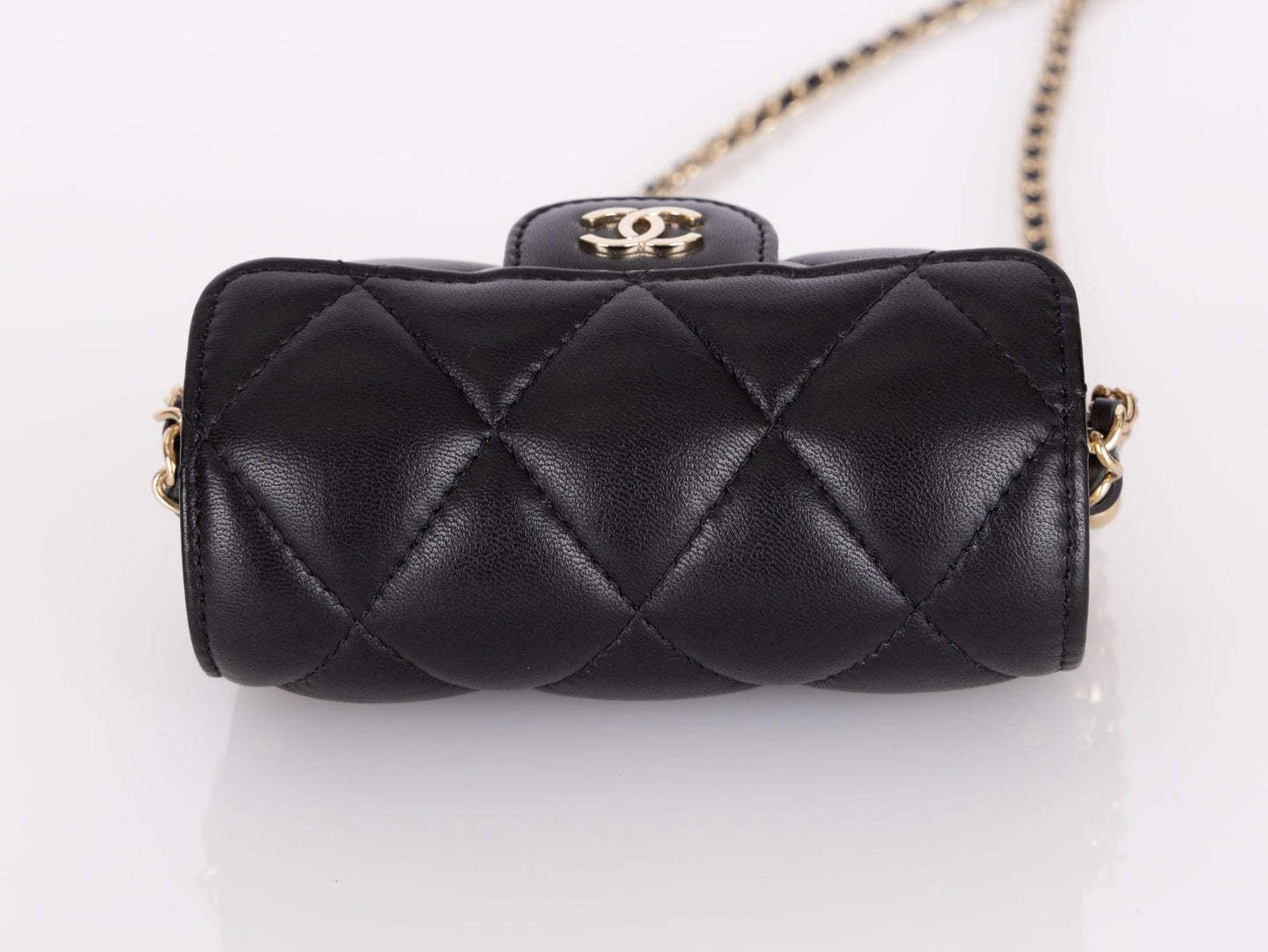 Chanel 2021 Lambskin Minaudi??re on Chain