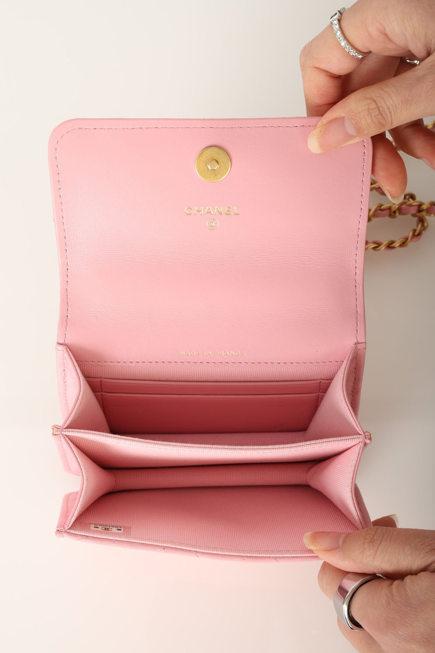 Chanel 2022 Lambskin Mini Top Handle
