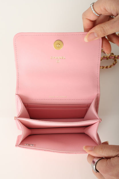 Chanel 2022 Lambskin Mini Top Handle