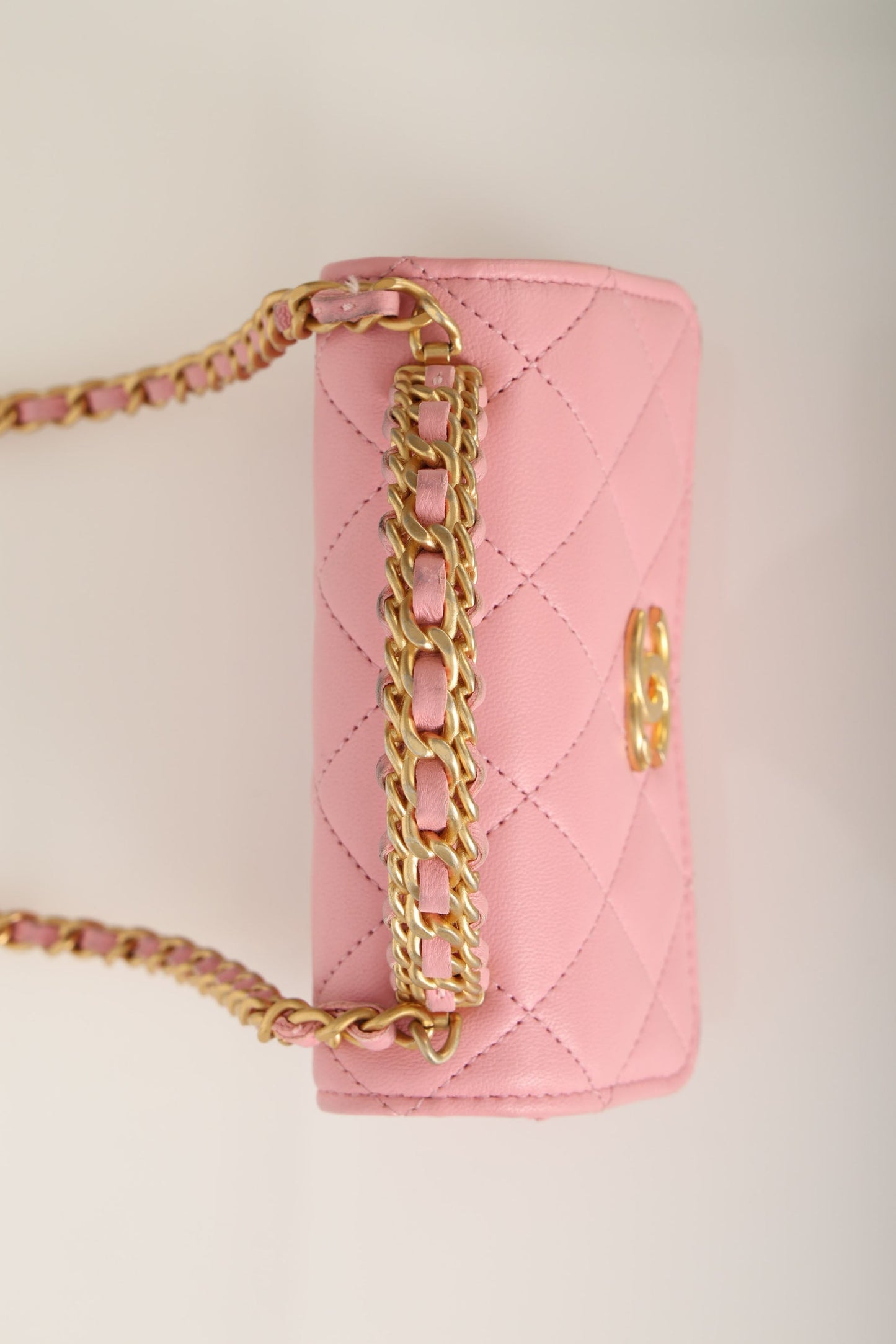 Chanel 2022 Lambskin Mini Top Handle