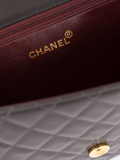 Chanel 1997 Lambskin Single Half Flap