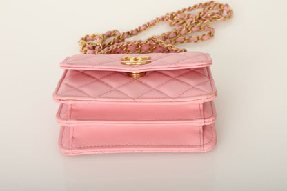 Chanel 2022 Lambskin Mini Top Handle