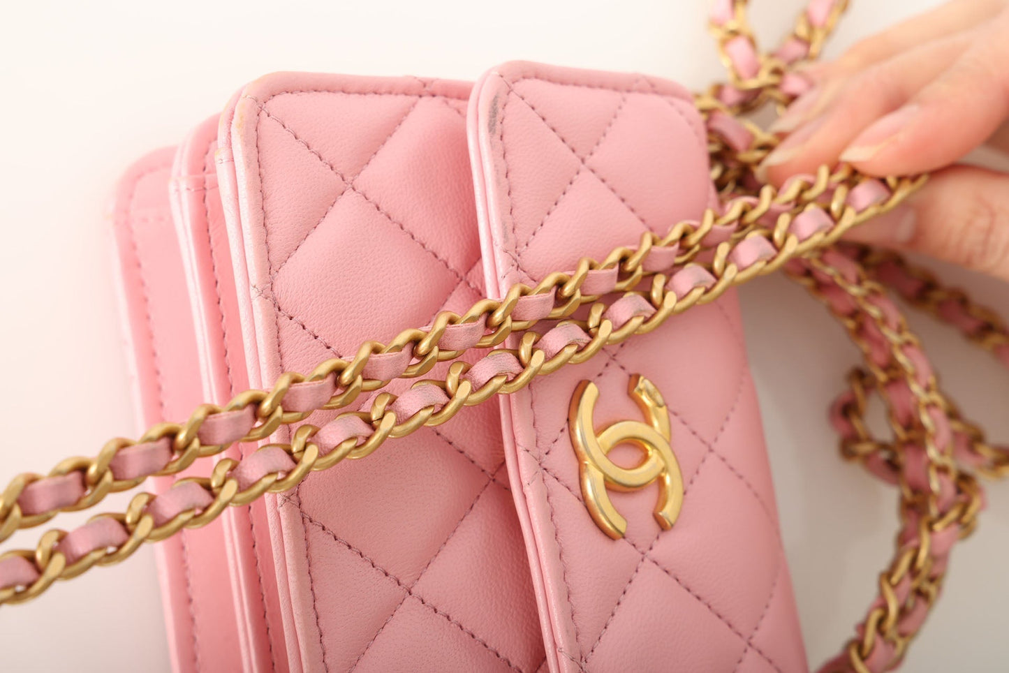 Chanel 2022 Lambskin Mini Top Handle