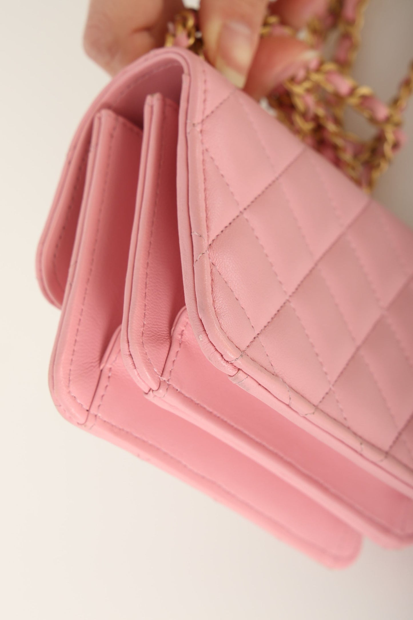 Chanel 2022 Lambskin Mini Top Handle