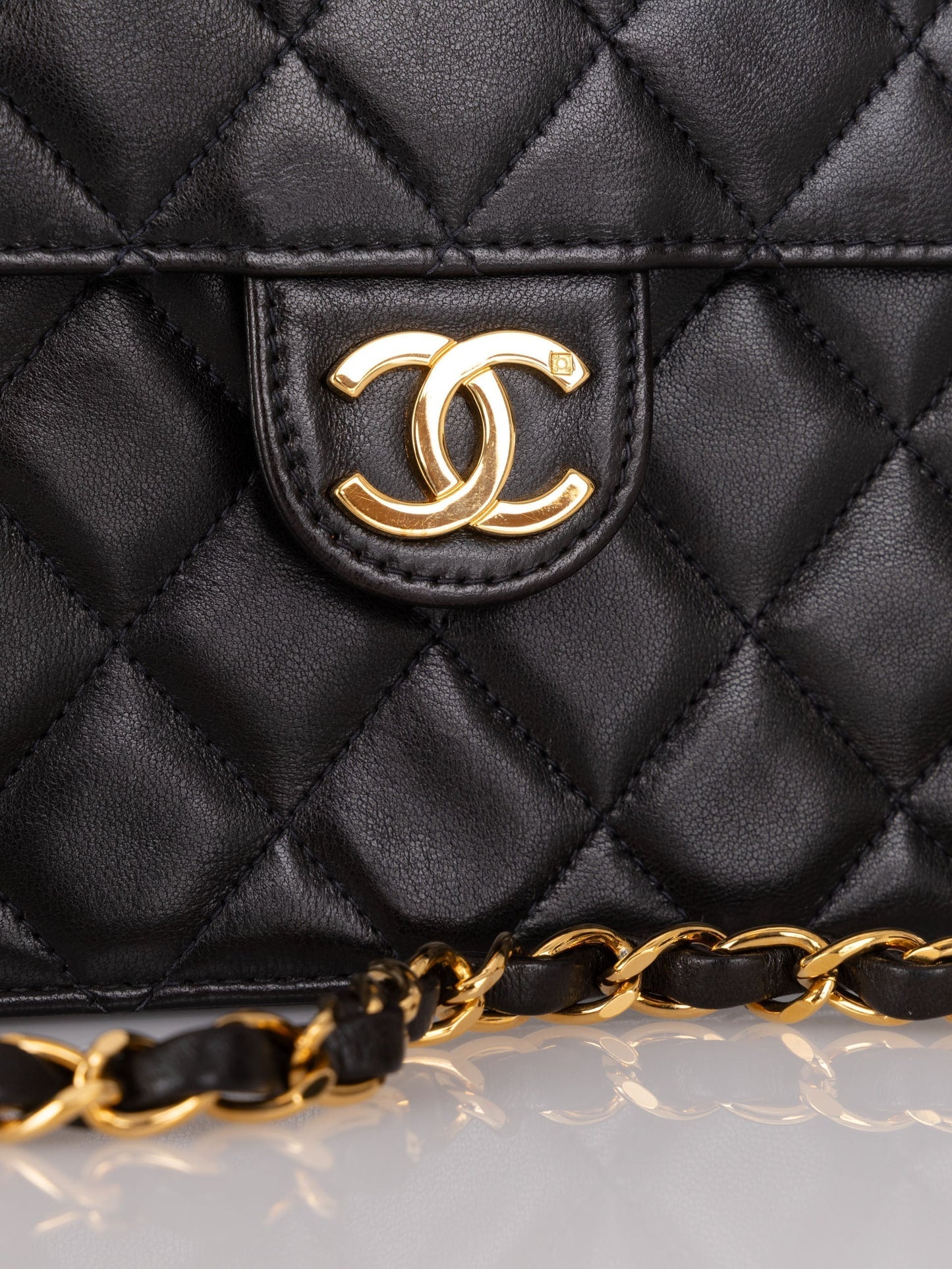 Chanel 1997 Lambskin Single Half Flap