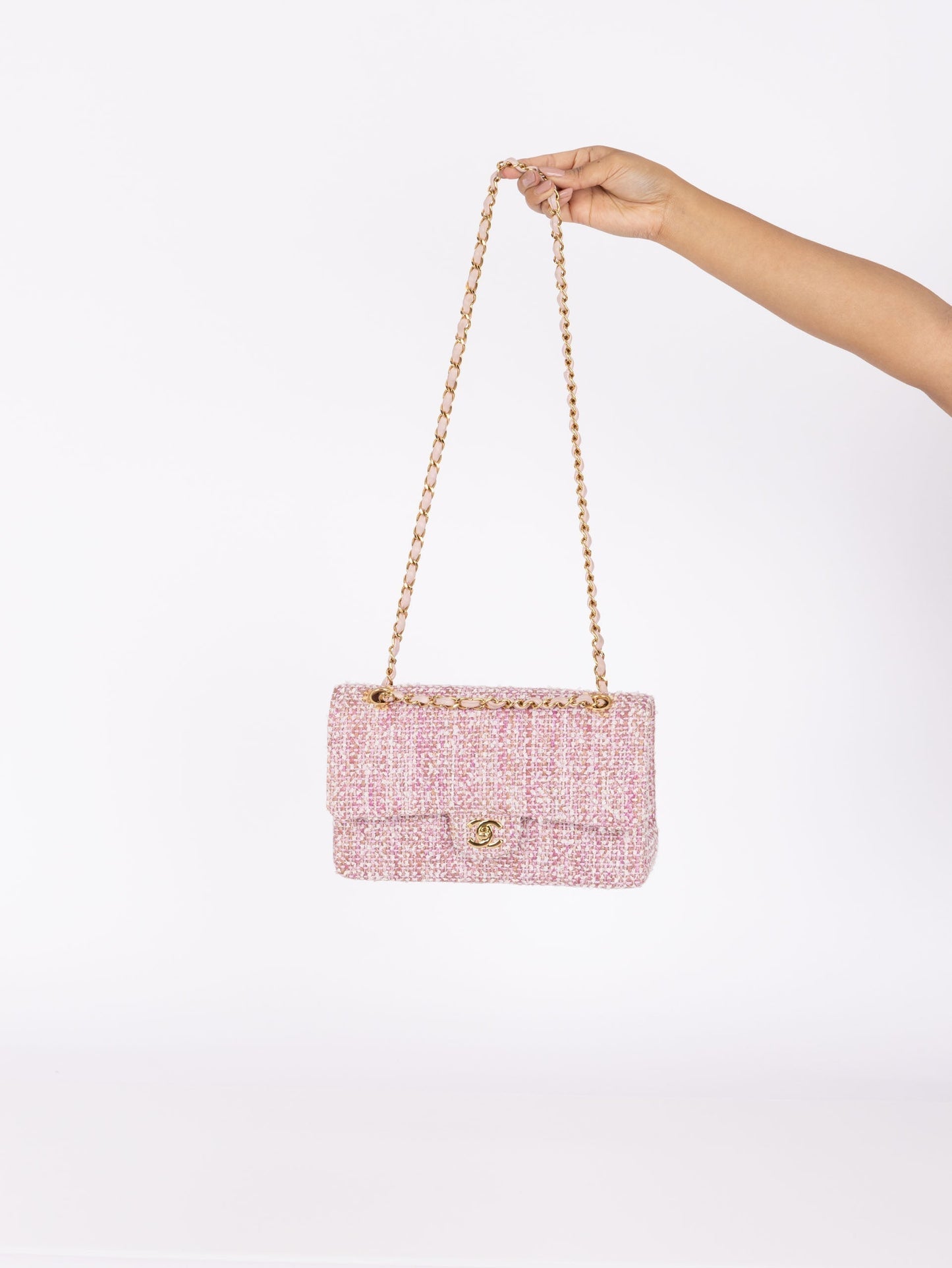 Chanel 2003 Tweed Medium Double Flap