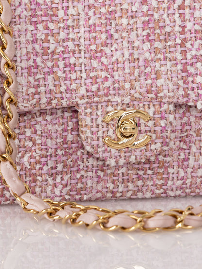 Chanel 2003 Tweed Medium Double Flap