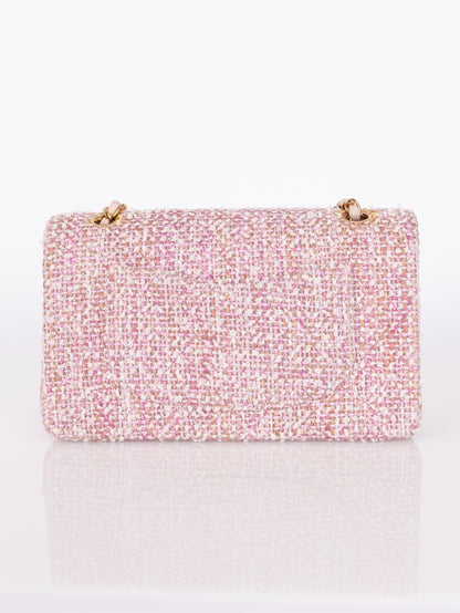 Chanel 2003 Tweed Medium Double Flap